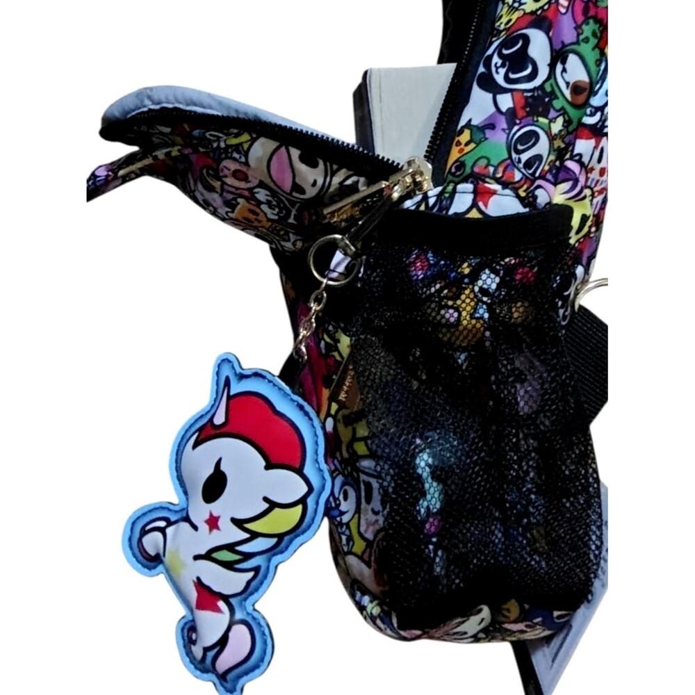 tokidoki Multicolor Character Print Crossbody Sling Bag One Strap Adjustable - Picture 6 of 8